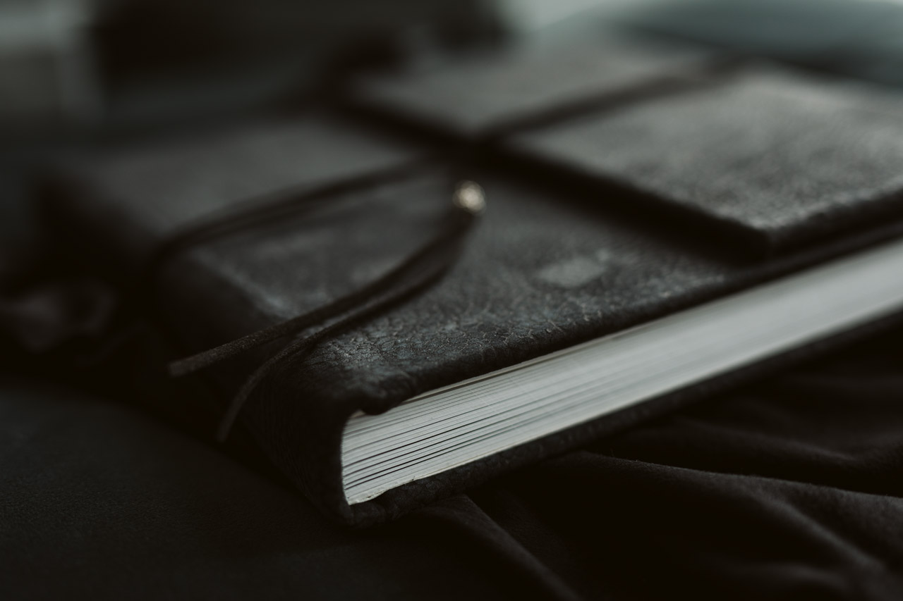 Handmade editorial style photo album