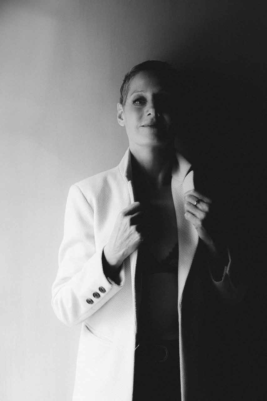 Studio portrait celebrating beauty over forty